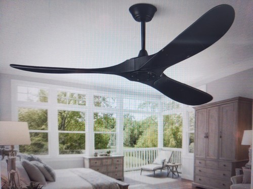 Ceiling fan with - 52", remote